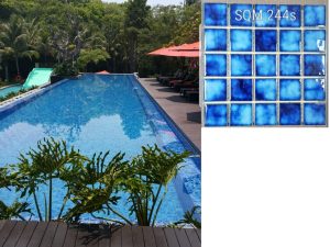 Keramik Mosaic Kuda Laut Mas Untuk Kolam Renang - Image 4