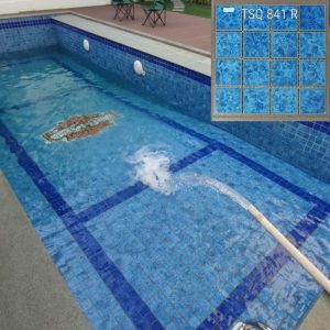Keramik Mosaic Kuda Laut Mas Untuk Kolam Renang - Image 9